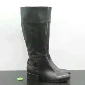 Tommy Hilfiger Mani Women’s Black Leather Boots